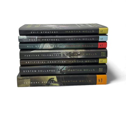 The Murderbot Diaries 7-Book Hardcover Collection by Martha Wells – Complete Sci-Fi Series Set
