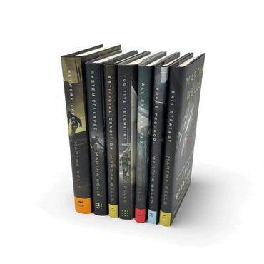 The Murderbot Diaries 7-Book Hardcover Collection by Martha Wells – Complete Sci-Fi Series Set
