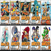 Naruto Manga Set, Vol. 1-10