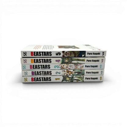 Beastars Manga Set Vol. 1–5 (Complete Collection of the Wildly Popular Manga Series)