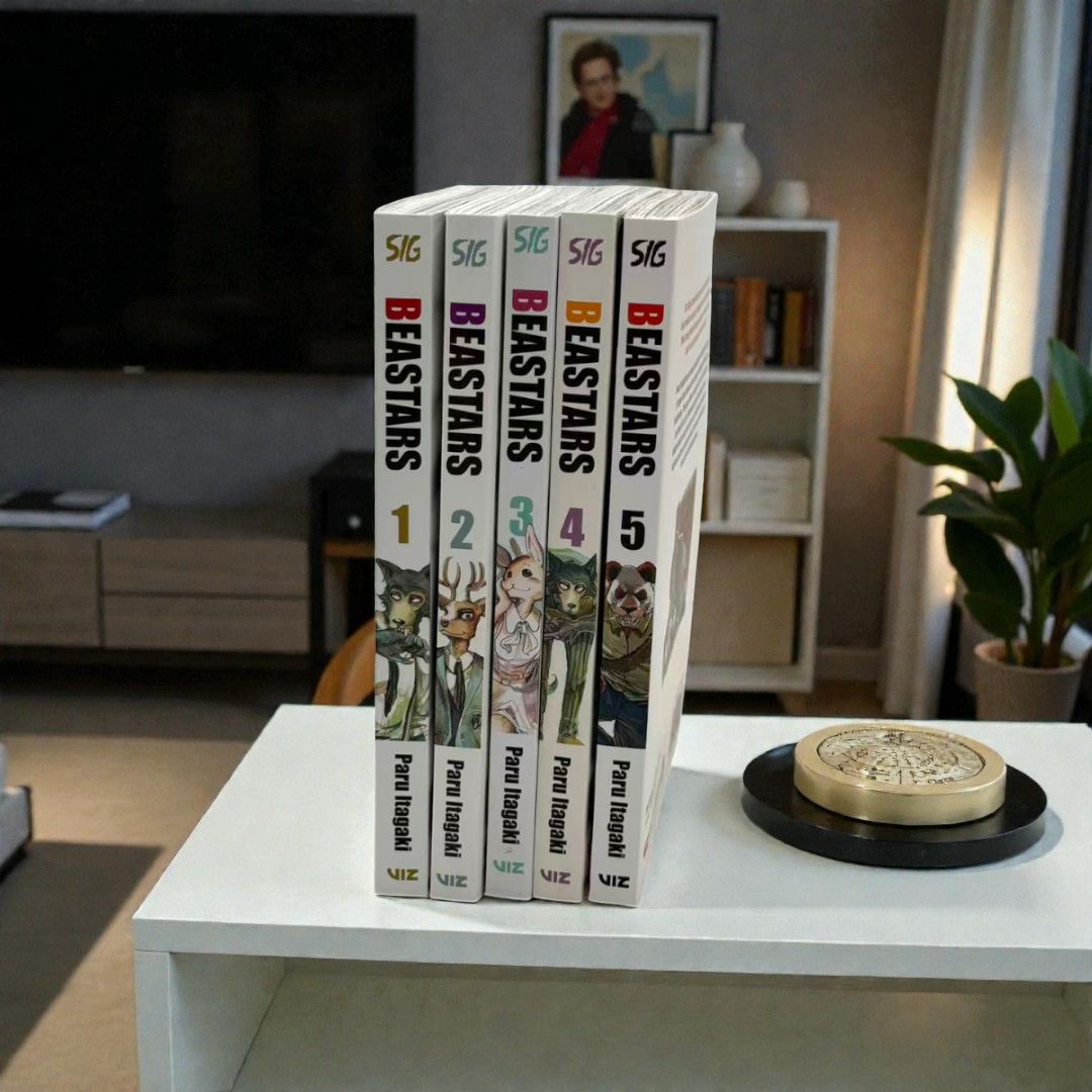 Beastars Manga Set Vol. 1–5 (Complete Collection of the Wildly Popular Manga Series)