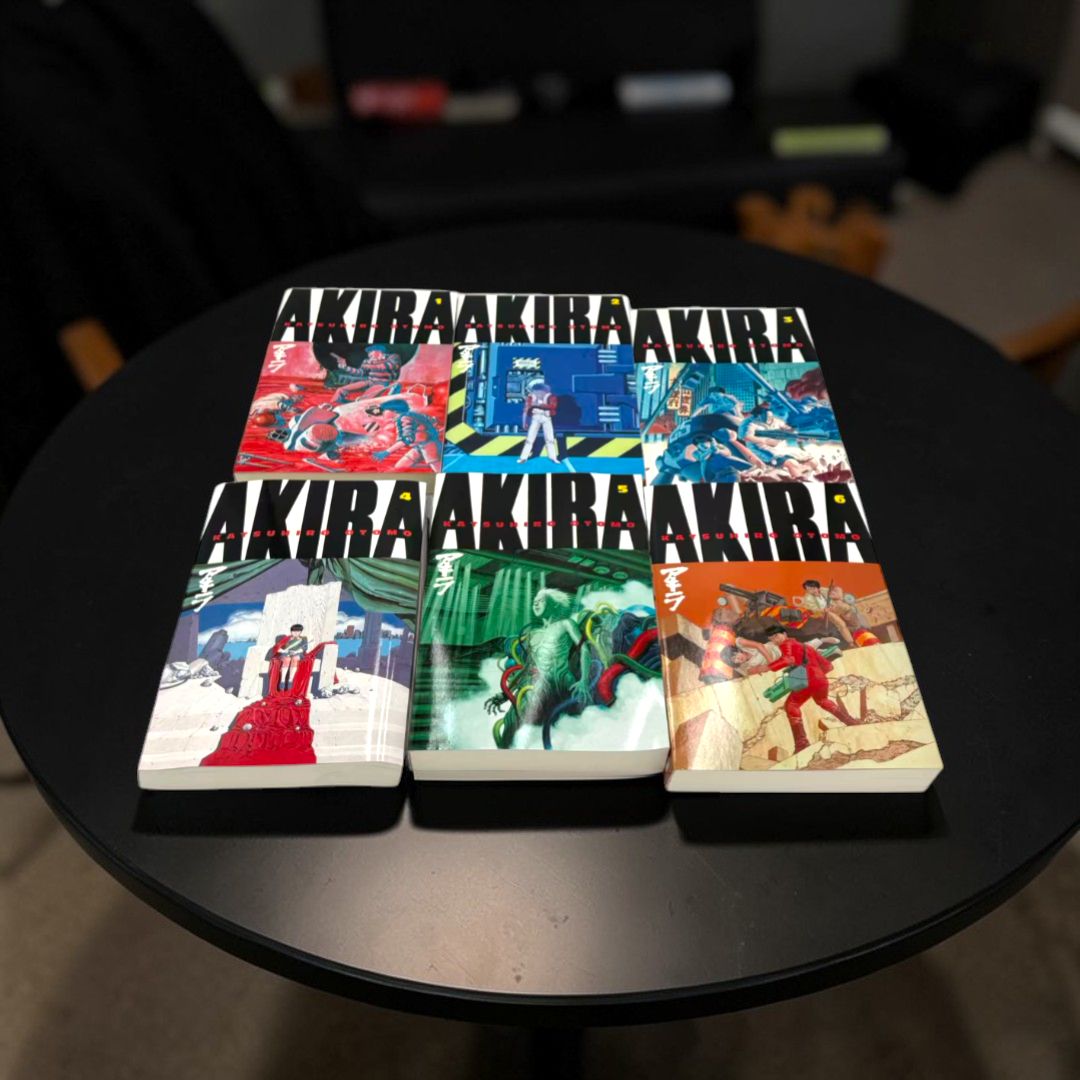 Akira Manga Complete Set Vol. 1–6 by Katsushiro Otomo – Complete Sci-Fi Manga Box Set