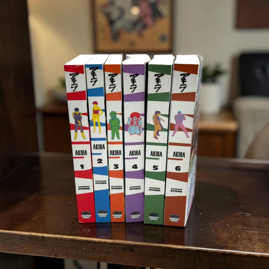 Akira Manga Complete Set Vol. 1–6 by Katsushiro Otomo – Complete Sci-Fi Manga Box Set
