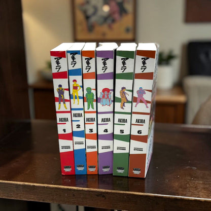 Akira Manga Complete Set Vol. 1–6 by Katsushiro Otomo – Complete Sci-Fi Manga Box Set