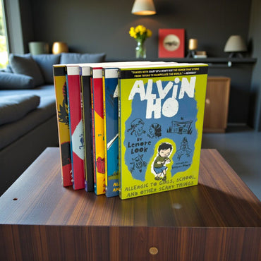 Alvin Ho Series Set (Complete 6-Book Collection for Kids – Allergic to Girls, Camping, Science Projects, and More)