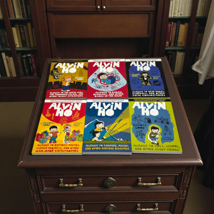 Alvin Ho Series Set (Complete 6-Book Collection for Kids – Allergic to Girls, Camping, Science Projects, and More)