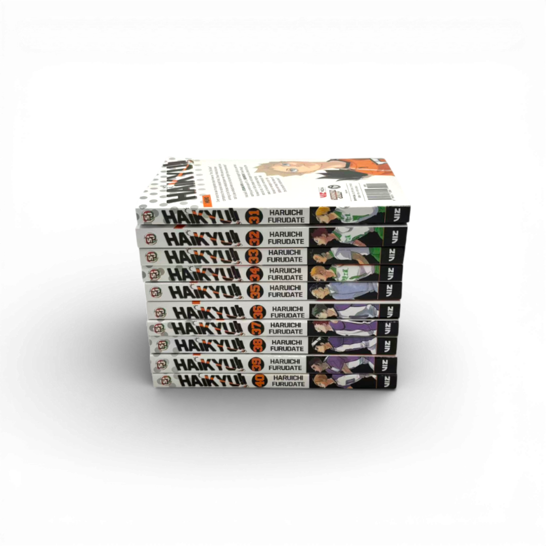 Haikyu!! Manga Collection – Volumes 31–40 (10-Book Set) by Haruichi Furudate