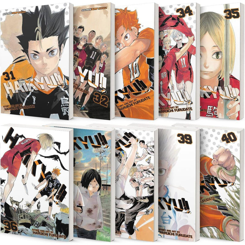 Haikyu!! Furudate Collection 10 books set Haruichi Vol 31-40 by Haruichi Furudate