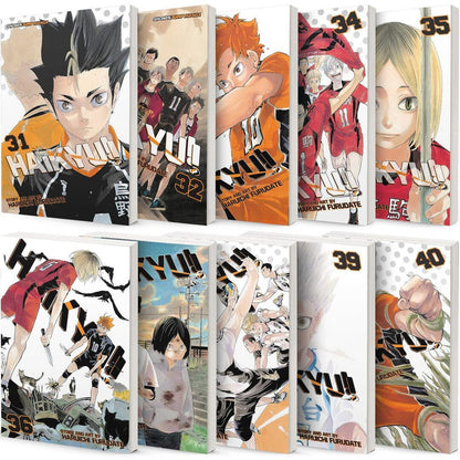 Haikyu!! Furudate Collection 10 books set Haruichi Vol 31-40 by Haruichi Furudate