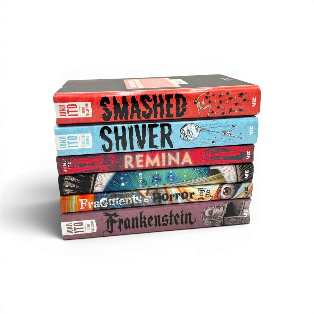 Junji Ito Series 3: Deluxe Edition Hardcover Collection 6-Book Set (Frankenstein, Venus in the Blind Spot, Fragments of Horror, Shiver, Smashed)