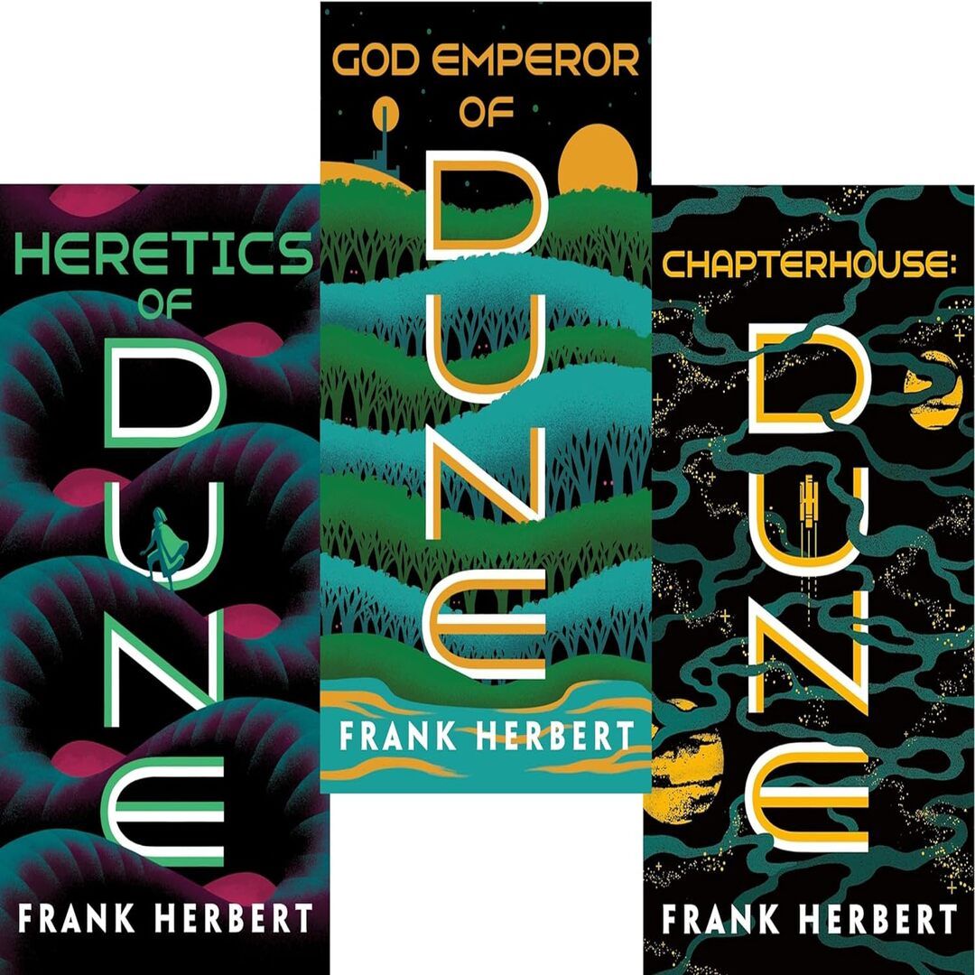 Dune Book Series Set II (3 Books):Book 4 of God Emperor of Dune;Book 5 of Heretics of Dune;Book 6 of Chapterhouse Dune