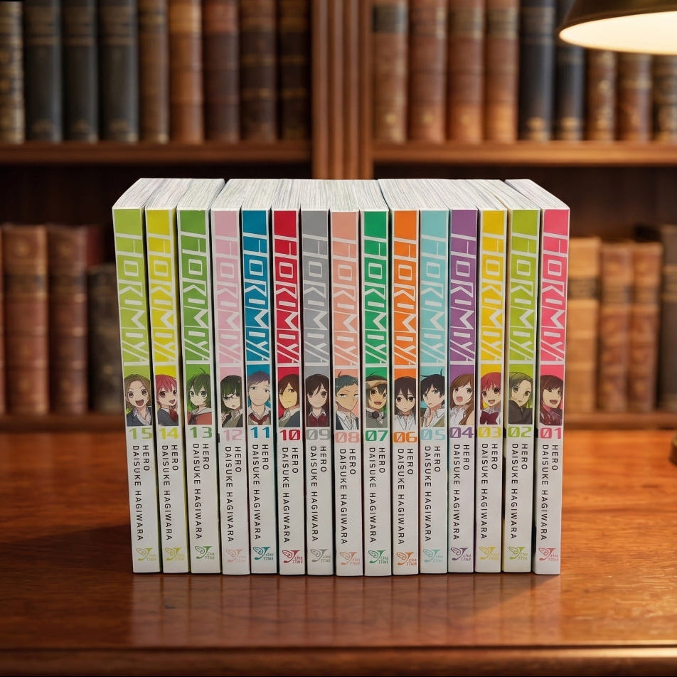 Horimiya Manga Set Vol. 1–15 by HERO & Daisuke Hagiwara (Complete School Life Romance Collection)