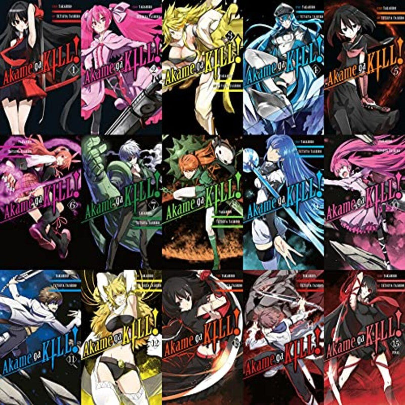 Akame ga KILL! Manga Set 1-15