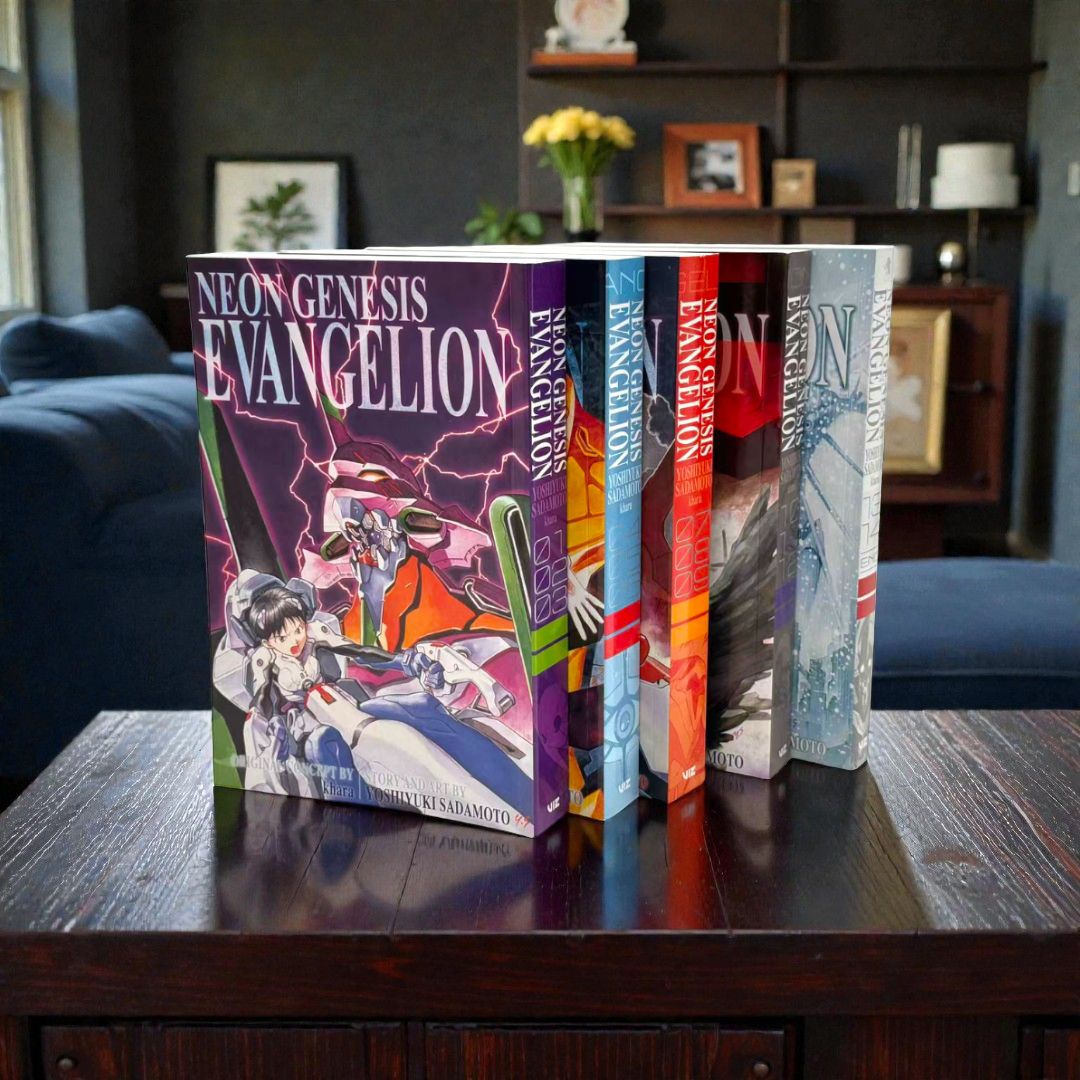 Neon Genesis Evangelion Manga Set (Complete 5 Omnibus Editions)