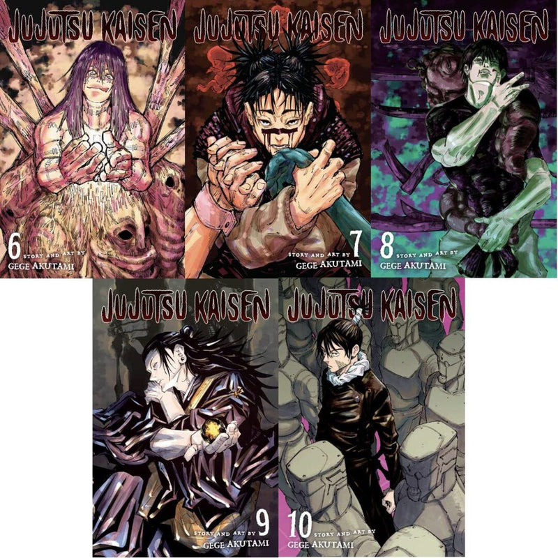 Jujutsu Kaisen Vol. 6-10 Collection 5 Book Bundle Set