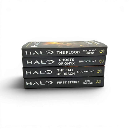 The Original Halo Book Series Collection (The Fall of Reach, The Flood, First Strike, Ghosts of Onyx)