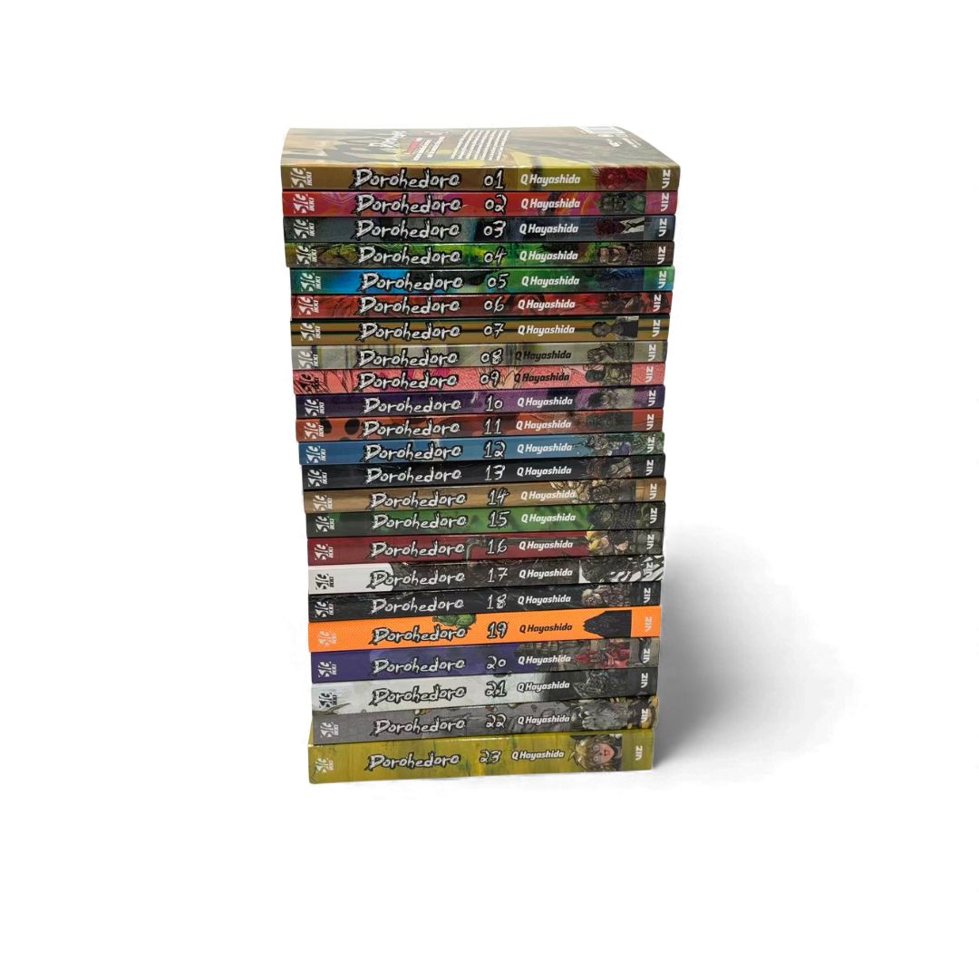 Dorohedoro Complete Manga Collection Vol. 1–23 Bundle Set by Q Hayashida (Dark Fantasy Cyberpunk Series)