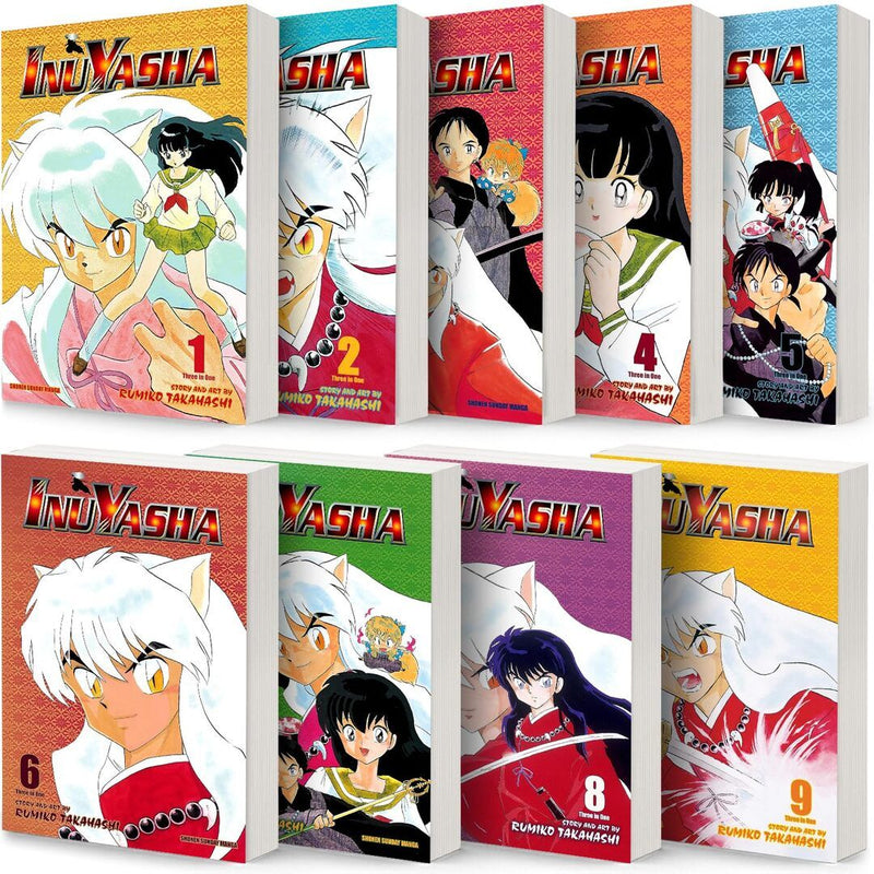 Inuyasha VIZBIG Edition Manga by Rumiko Takahashi:9-book Collection Set Vol 1-9