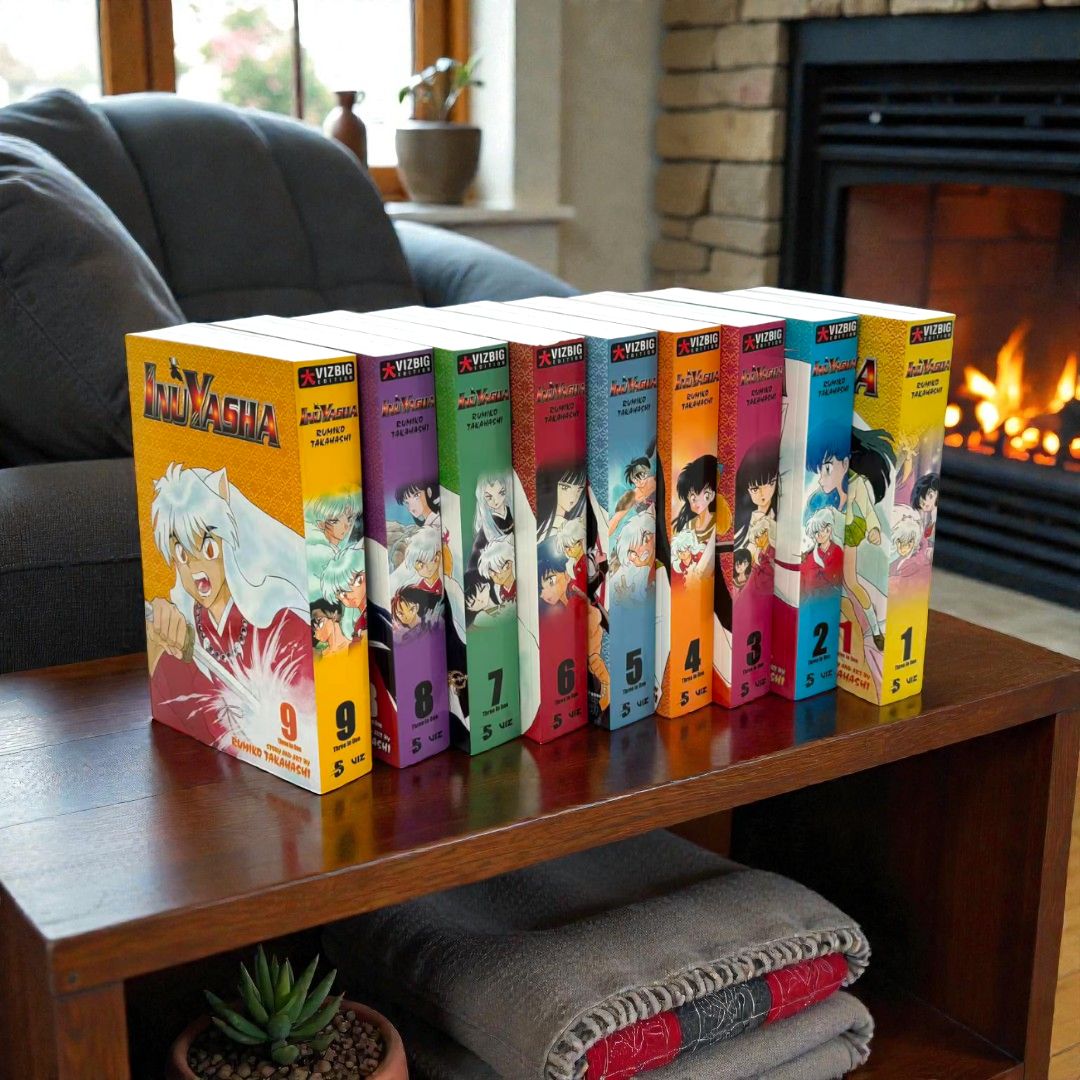 Inuyasha VIZBIG Edition Manga 9-Book Collection Set by Rumiko Takahashi (Volumes 1–9)