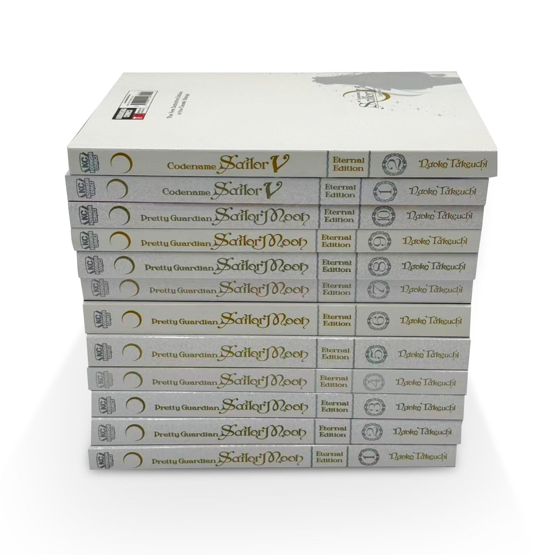 Sailor Moon Eternal Edition Vol. 1–10 by Naoko Takeuchi (Deluxe Manga Box Set Collection)