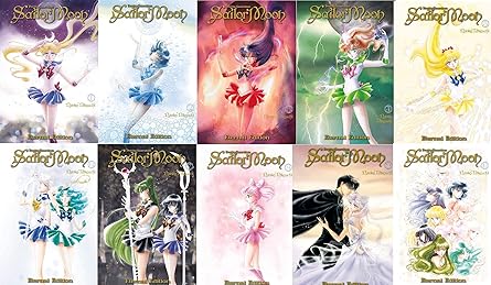 Sailor Moon Eternal Edition Manga Box Set Volumes 1 to 10 by Naoko Takeuchi