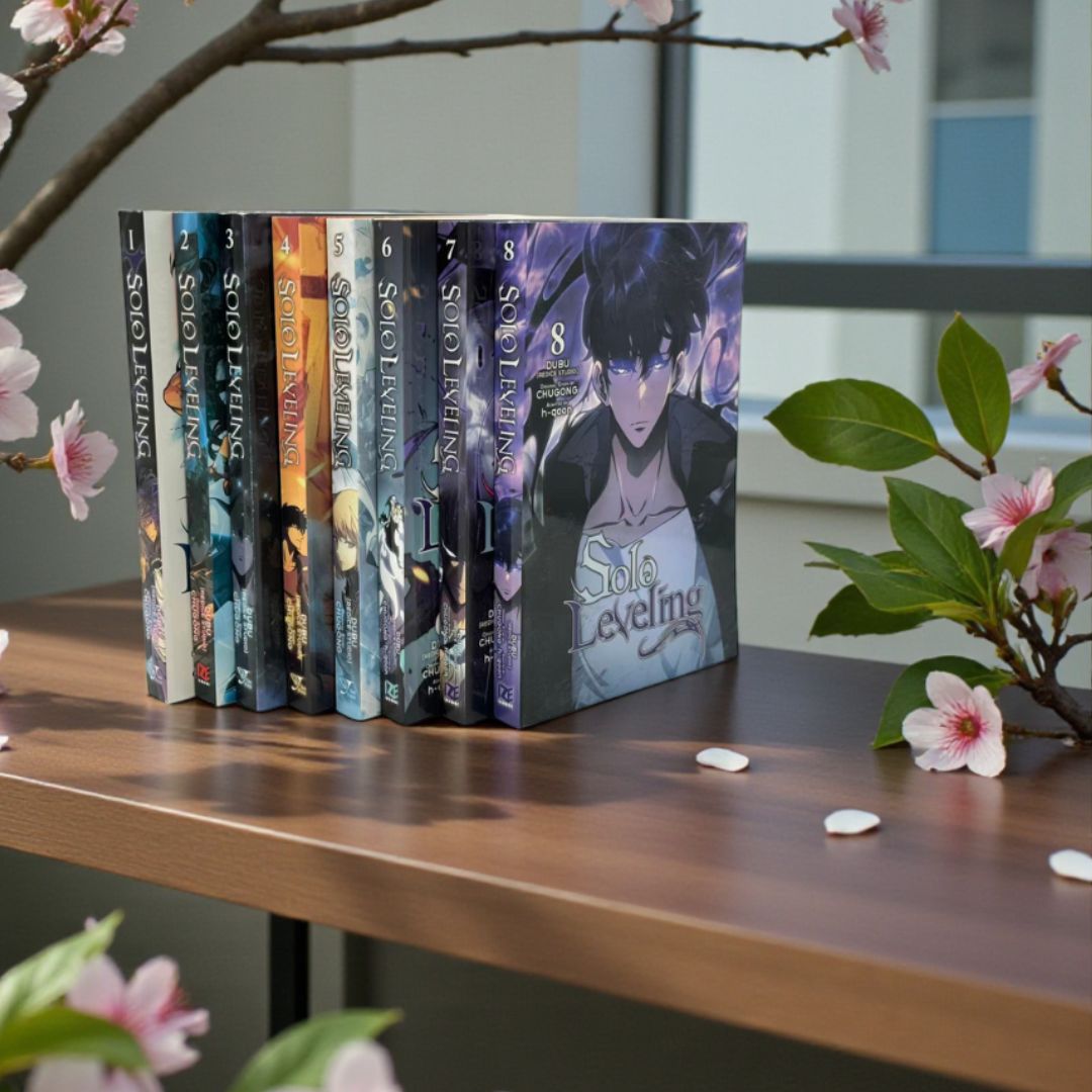 Solo Leveling Manga Series Vol. 1–8 by Chugong (Complete Fantasy Action Collection Set)