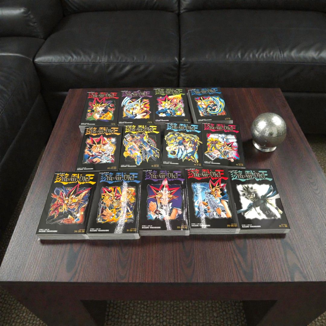 Yu-Gi-Oh! 3-in-1 Edition Complete 13-Book Manga Set by Kazuki Takahashi (Ultimate Collection)