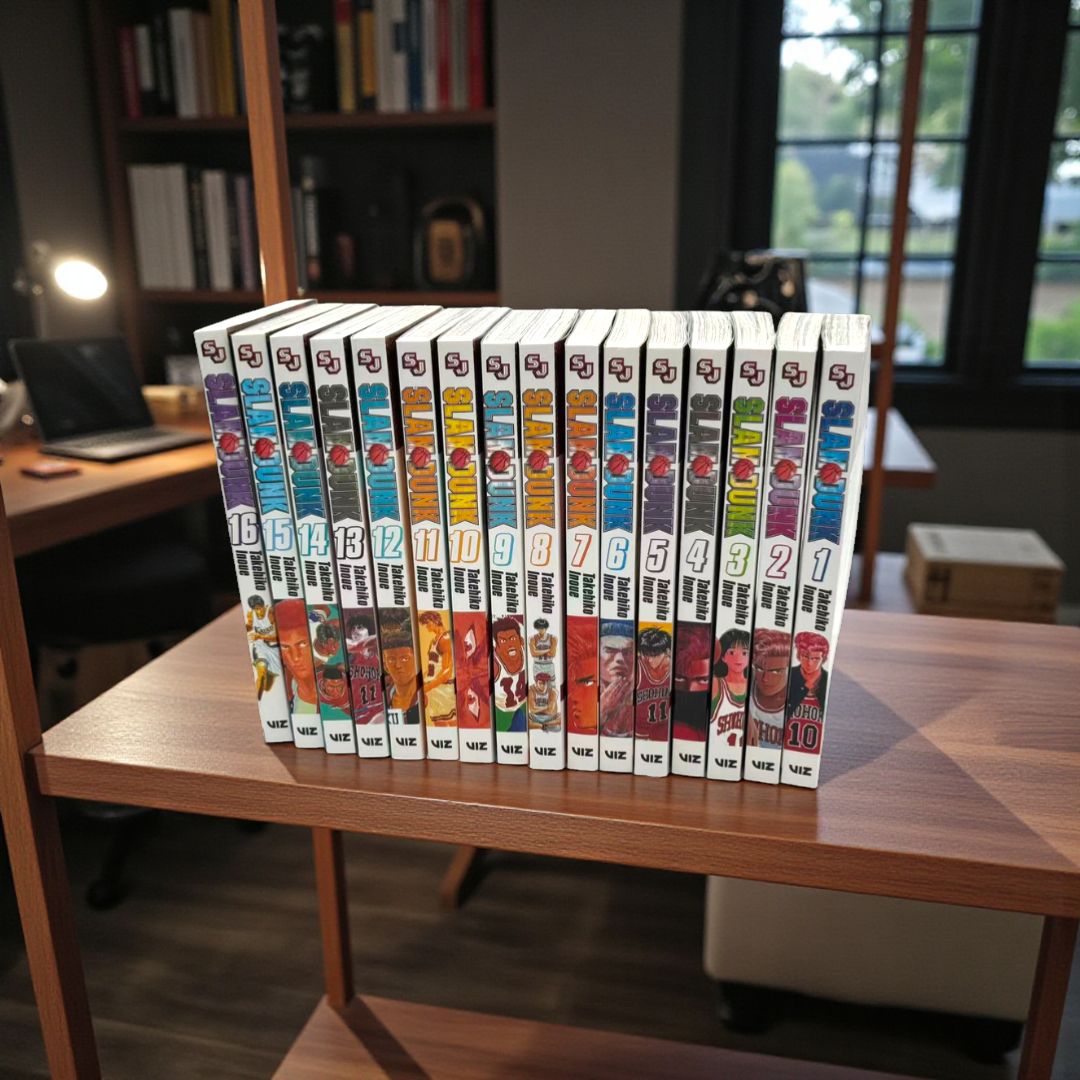 Slam Dunk Manga Set (Volumes 1–16) by Takehiko Inoue | Complete Basketball Manga Collection