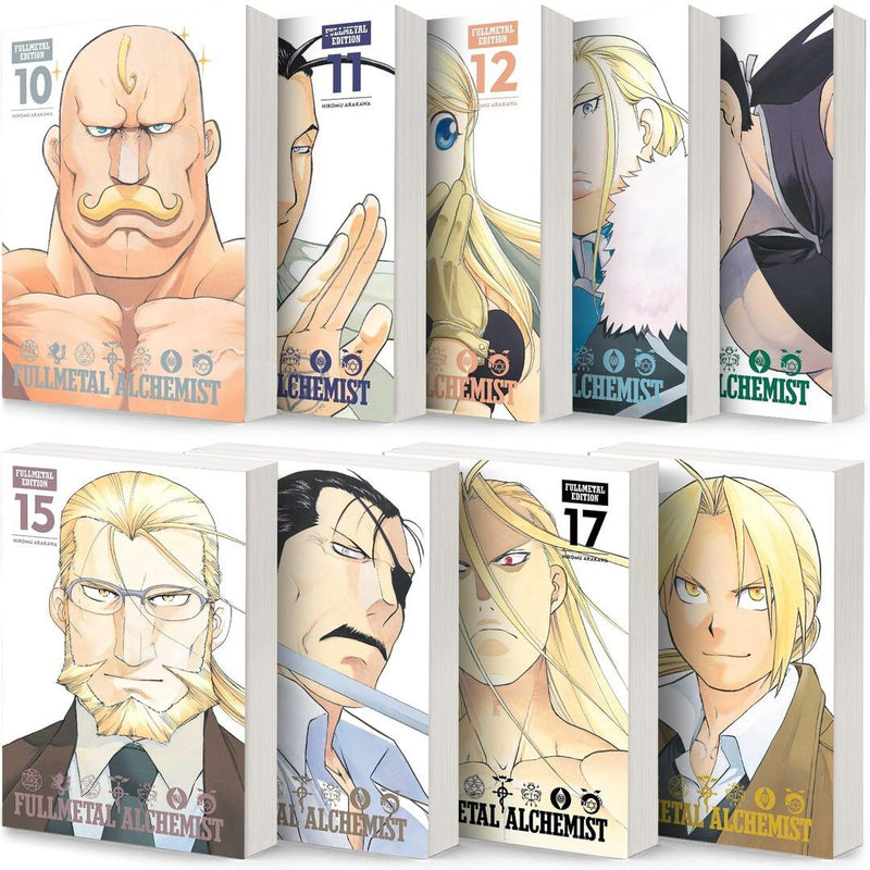 Fullmetal Alchemist:Fullmetal Edition Manga 9-book Set Vol. 10-18 by Hiromu Arakawa
