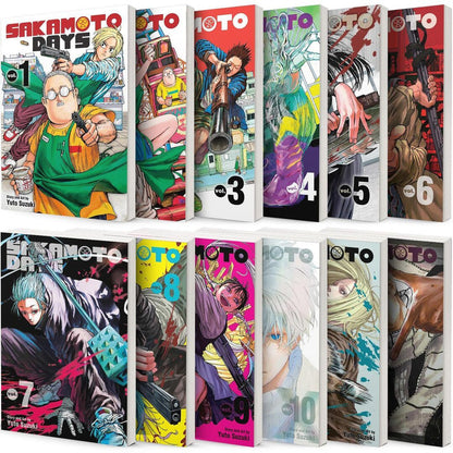 Sakamoto Days Manga 12-book Set Vol.1-12 by Yuto Suzuki