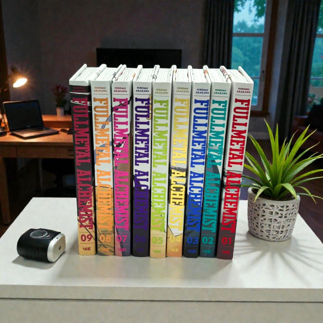 Fullmetal Alchemist: Fullmetal Edition – Manga 9-Book Set Vol. 1–9 by Hiromu Arakawa (Hardcover Collector’s Edition)