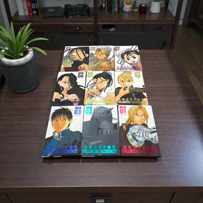 Fullmetal Alchemist: Fullmetal Edition – Manga 9-Book Set Vol. 1–9 by Hiromu Arakawa (Hardcover Collector’s Edition)