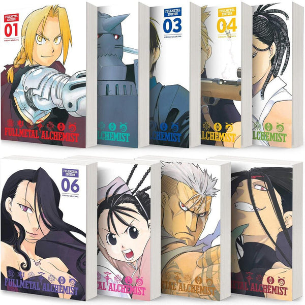 Fullmetal Alchemist:Fullmetal Edition Manga 9-book Set Vol. 1-9 by Hiromu Arakawa