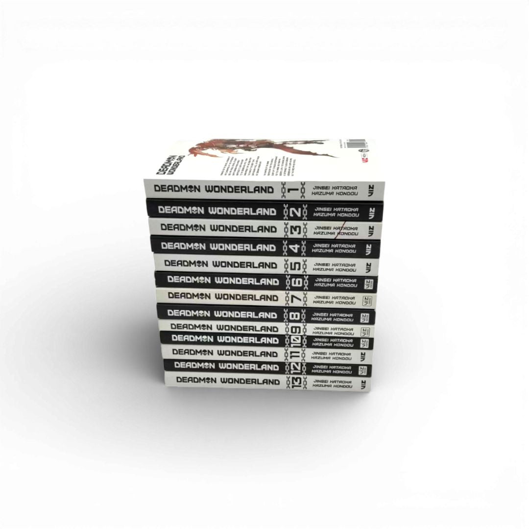 Deadman Wonderland Manga Set Vol. 1–13 (Complete Series Collection by Jinsei Kataoka & Kazuma Kondou)
