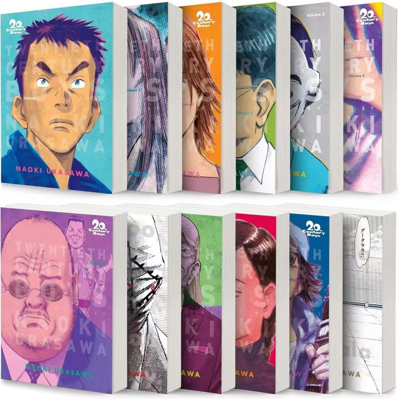 20th Century Boys Complete Collection Set:The Perfect Edition by Naoki Urasawa Complete Manga Set Vol 1-12