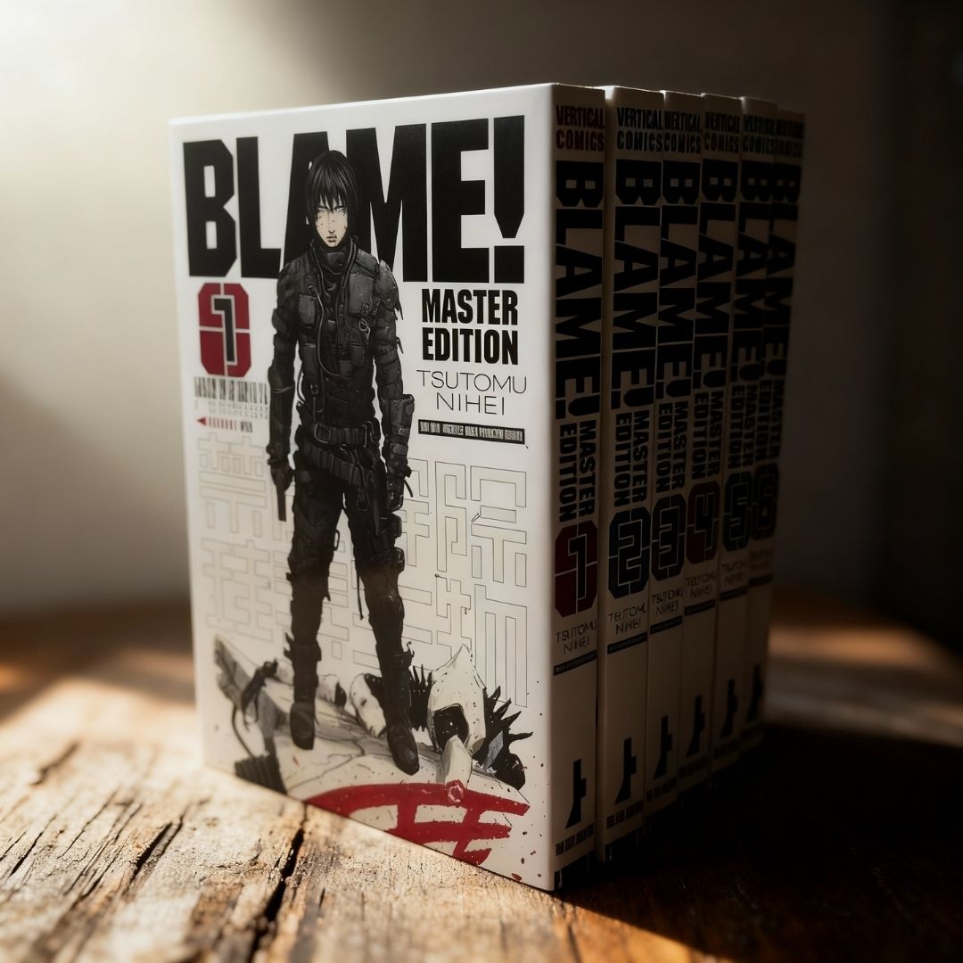 BLAME! Manga Vol. 1–6 Complete Master Edition by Tsutomu Nihei (Sci-Fi Cyberpunk Collection Set)