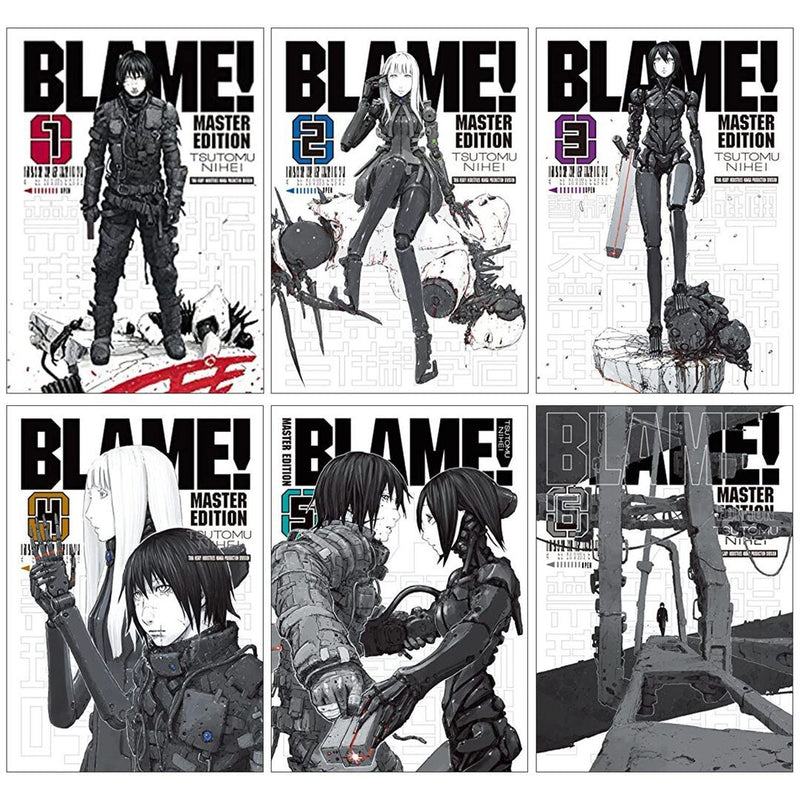 BLAME! Manga Vol 1-6 Complete Master Edition 6-book Set by Tsutomu Nihei