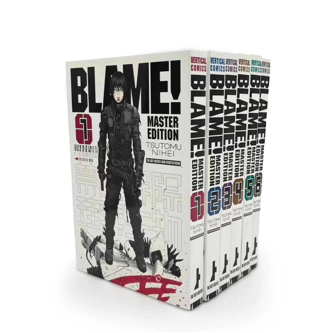 BLAME! Manga Vol. 1–6 Complete Master Edition by Tsutomu Nihei (Sci-Fi Cyberpunk Collection Set)