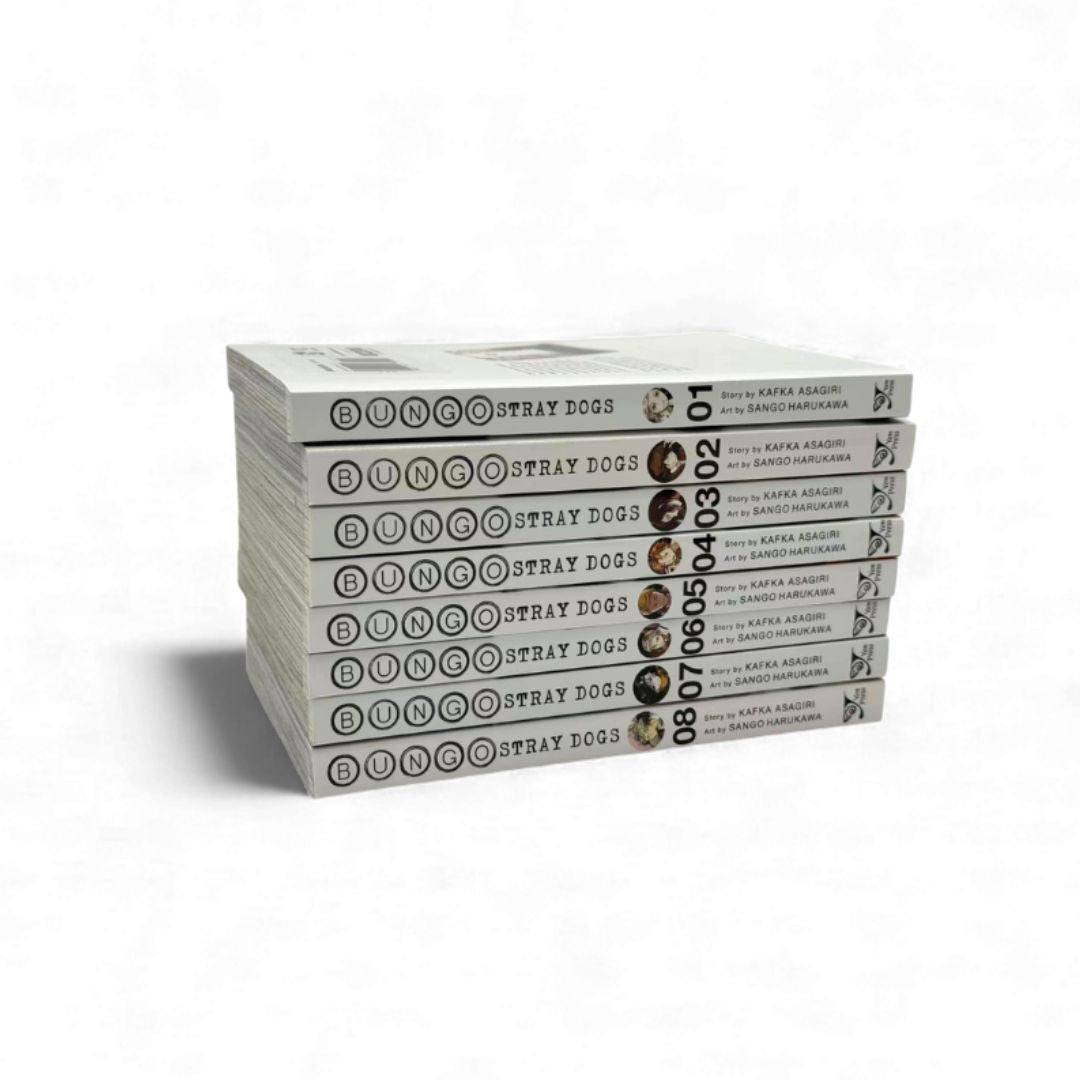 Bungo Stray Dogs Manga Set Vol. 1–8 by Kafka Asagiri & Sango Harukawa (English Edition)