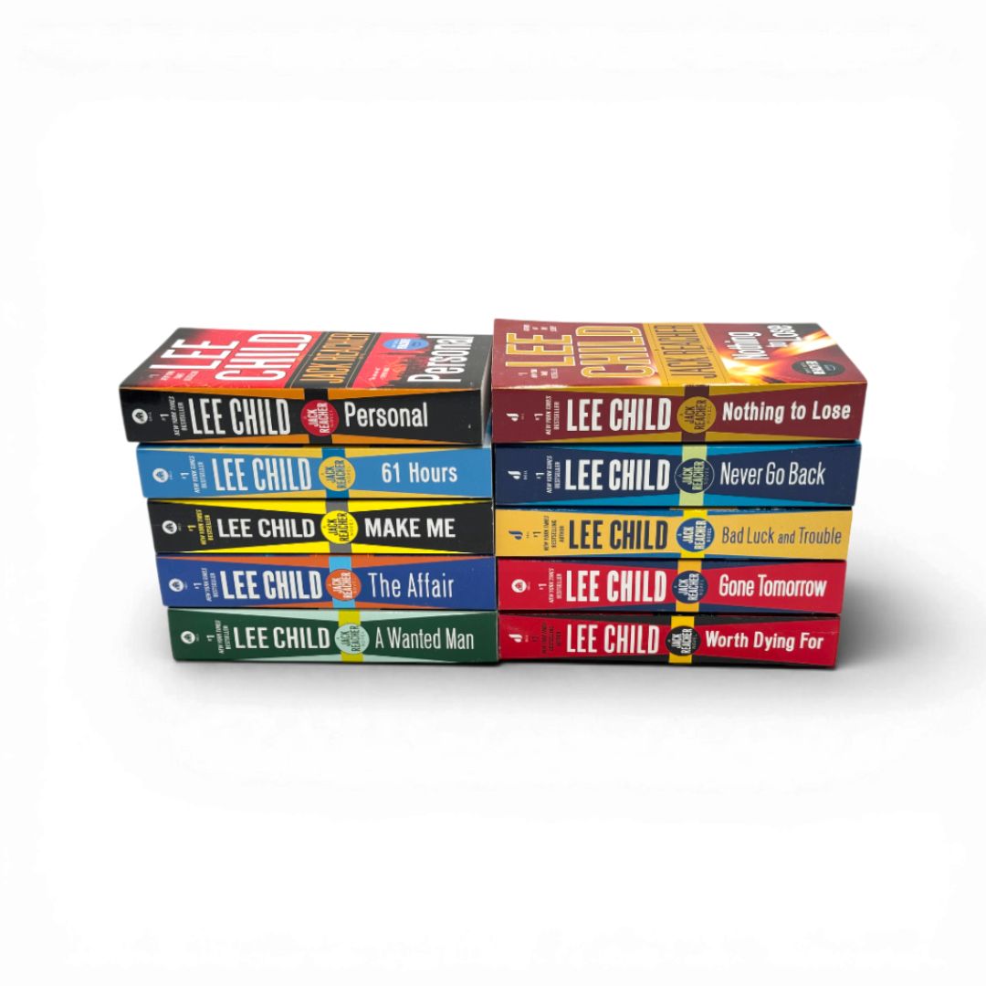 Jack Reacher Series II 10-Book Set (Books #11–20) by Lee Child – Mass Market Paperback Collection