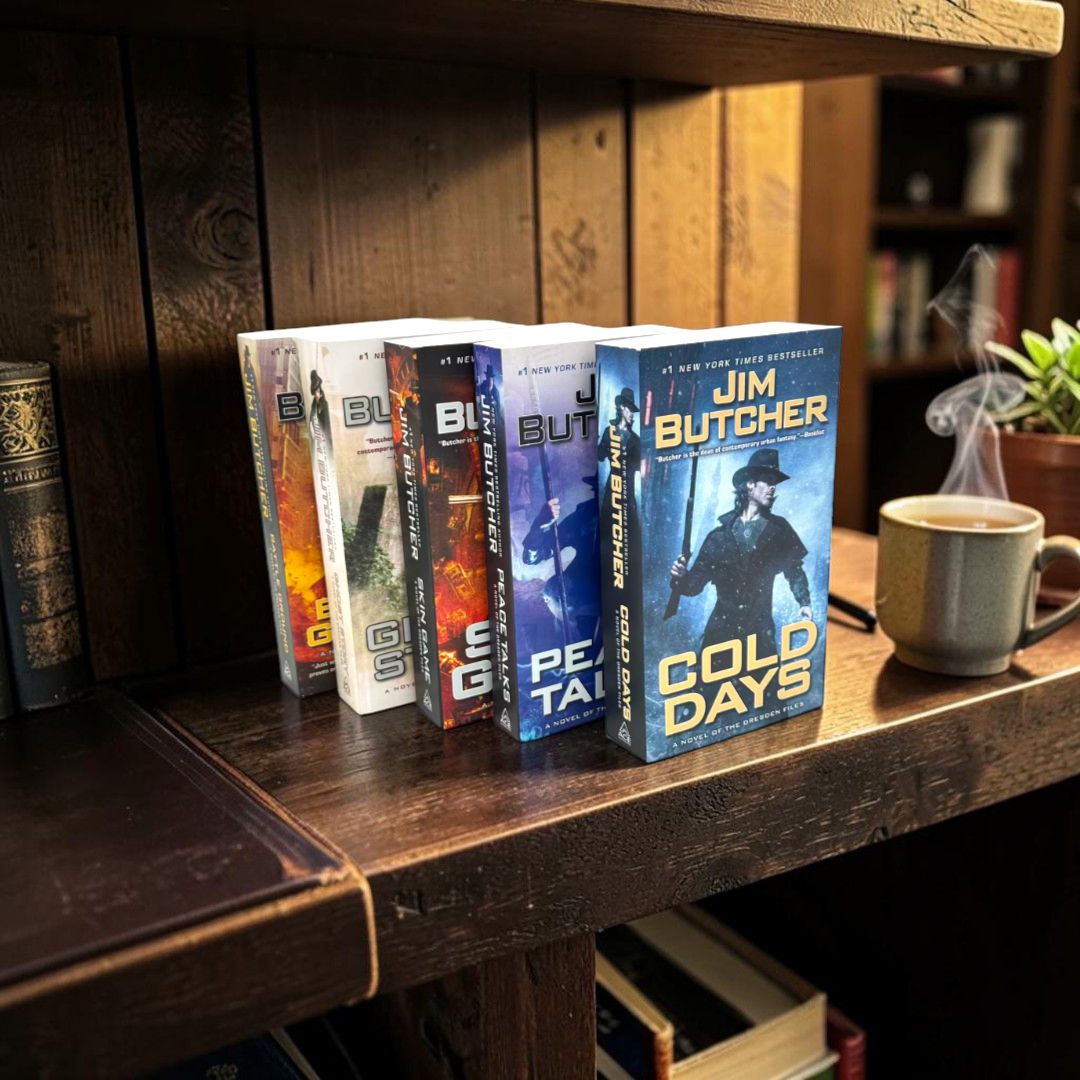 The Dresden Files Series III 5-Book Set (#13–17) by Jim Butcher – Includes Ghost Story, Cold Days, Skin Game & More