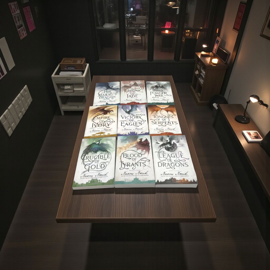 Temeraire Series by Naomi Novik (9-Book Complete Dragon Fantasy Collection – Paperback Edition)