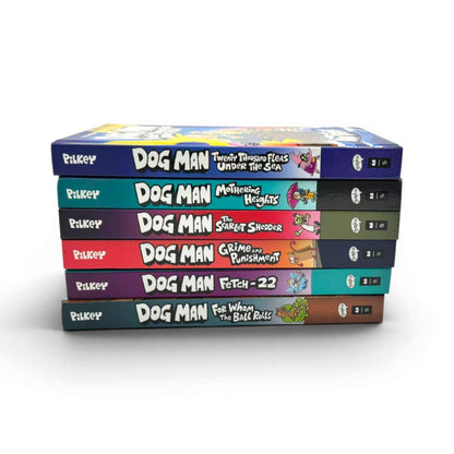 Dog Man 6-Book Collection Set (Books #7–#12) by Dav Pilkey