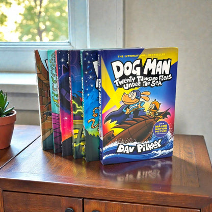 Dog Man 6-Book Collection Set (Books #7–#12) by Dav Pilkey