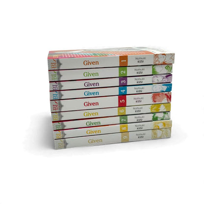Given Manga Set – Volumes 1–7 by Natsuki Kizu (Complete BL Romance Music Manga Collection)