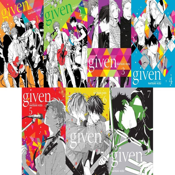 Given Manga Set, Volumes 1-7