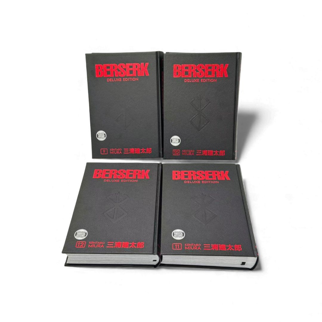 Berserk Deluxe Edition Set IV (Volumes 9–12) | Premium Leatherbound Manga Collection