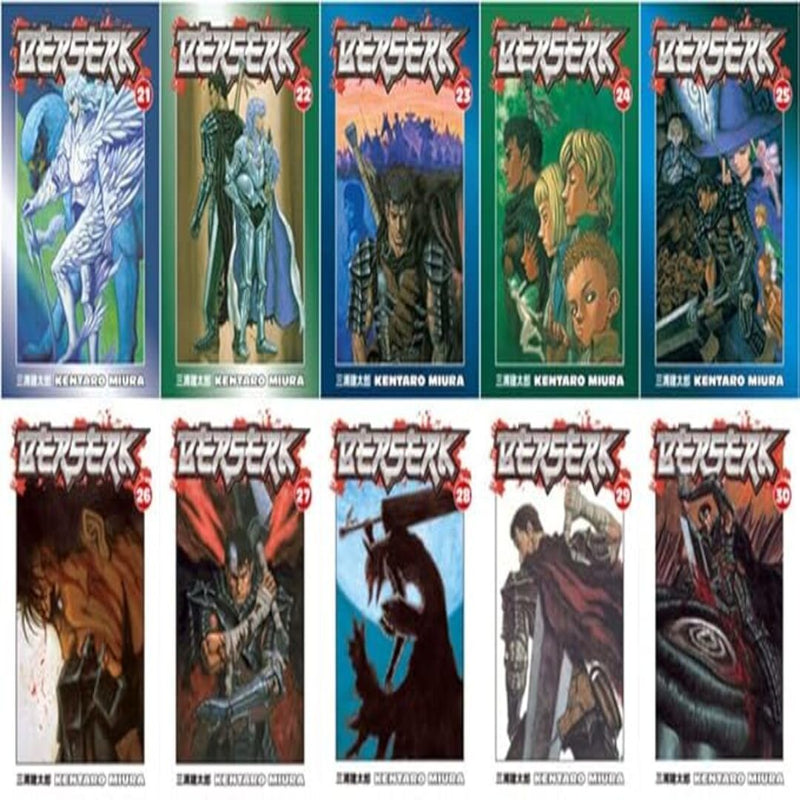 Berserk Series Set III 10 Books (Volume #21- #30)