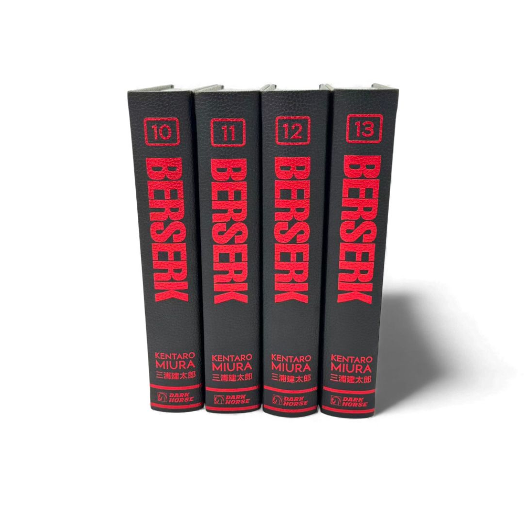 Berserk Deluxe Edition 4-Book Collection Set by Kentaro Miura (Volumes 10–13, Hardcover Manga Set)
