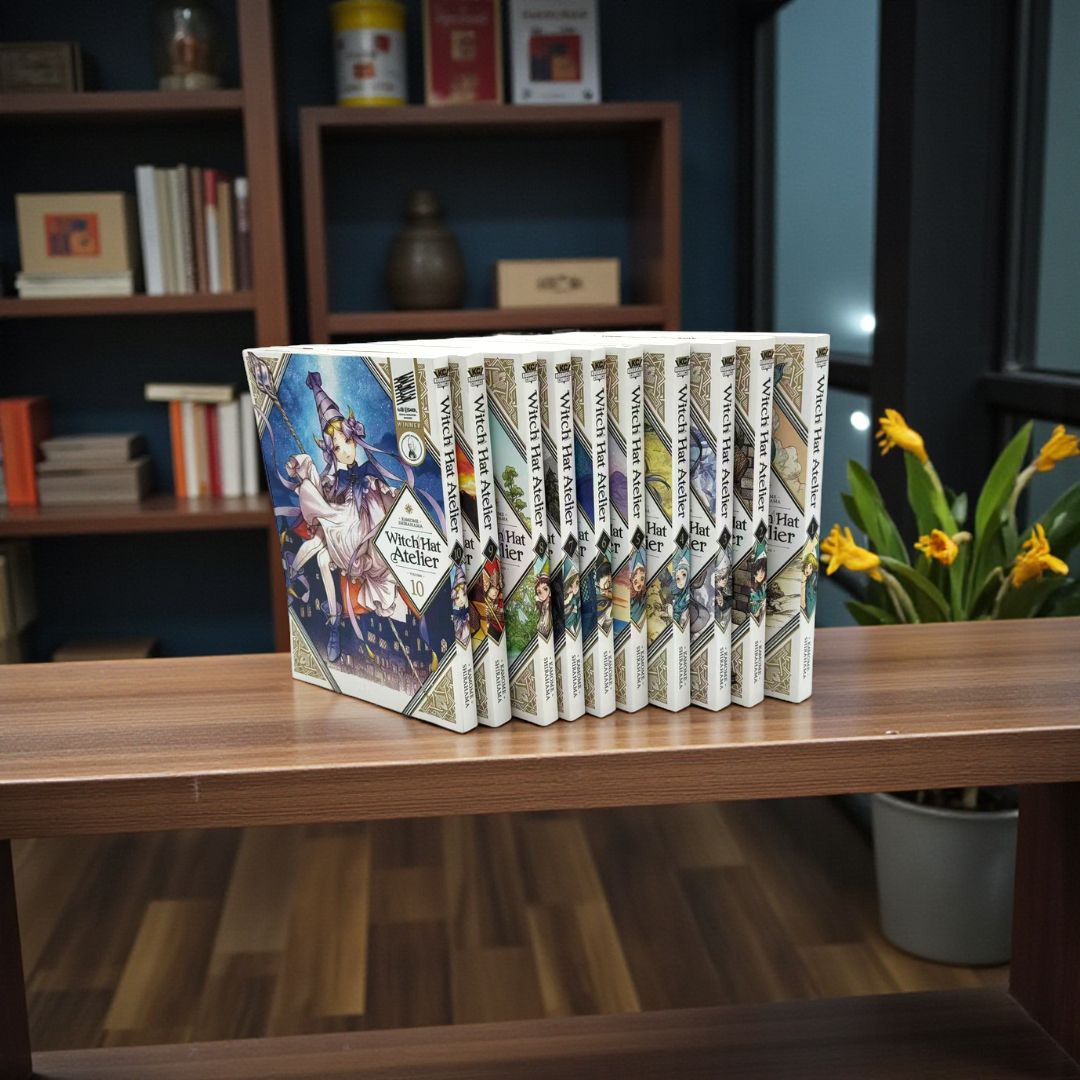 Witch Hat Atelier Series 10-Book Set (Vol. 1–10) – Complete Fantasy Magic Manga Collection